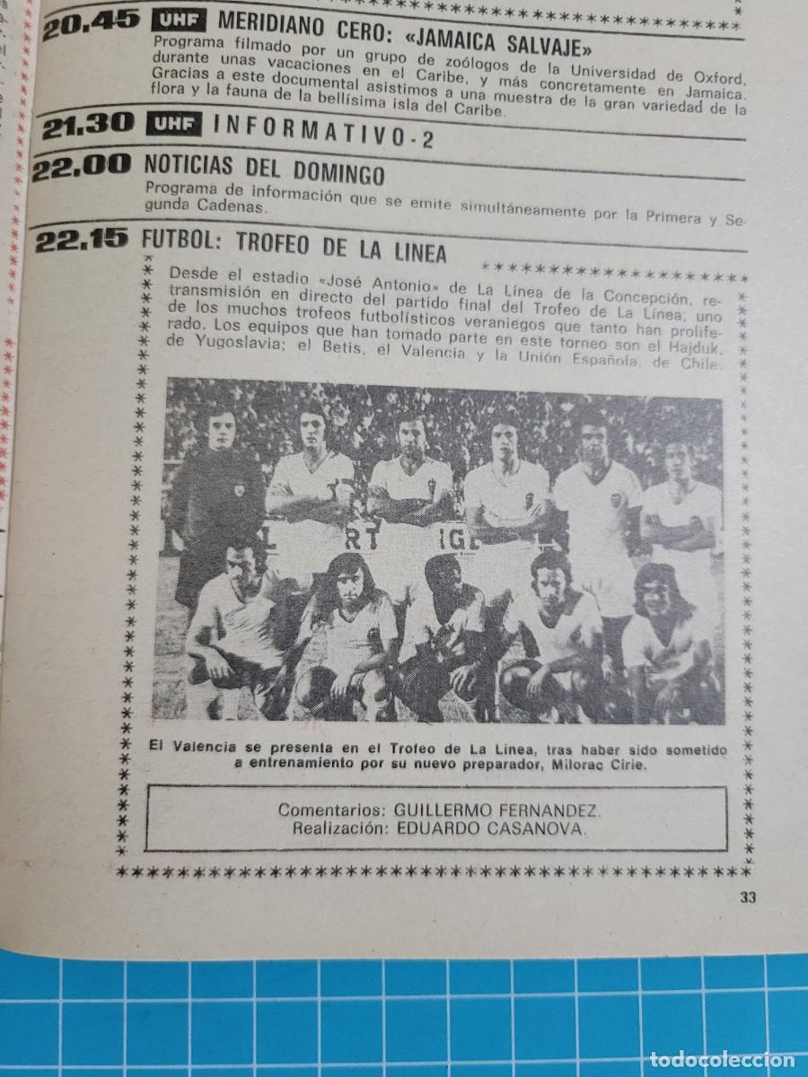 Coleccionismo de revista Teleprograma: Teleprograma. N.&ordm; 454. Tip y Coll: &rdquo;domingueros&rdquo; de la risa. 1974. 4 bolsa 4, B.T. - Foto 3