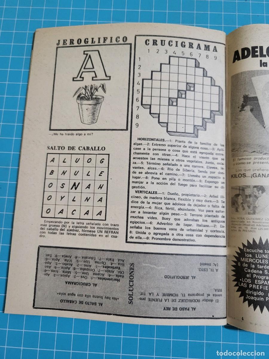 Coleccionismo de revista Teleprograma: Teleprograma. N.&ordm; 454. Tip y Coll: &rdquo;domingueros&rdquo; de la risa. 1974. 4 bolsa 4, B.T. - Foto 4