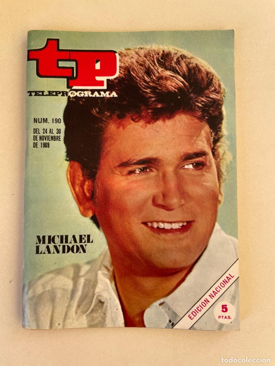 Coleccionismo de revista Teleprograma: TP TELEPROGRAMA N&ordm; 190 NOVIEMBRE 1969 *MICHAEL LANDON*