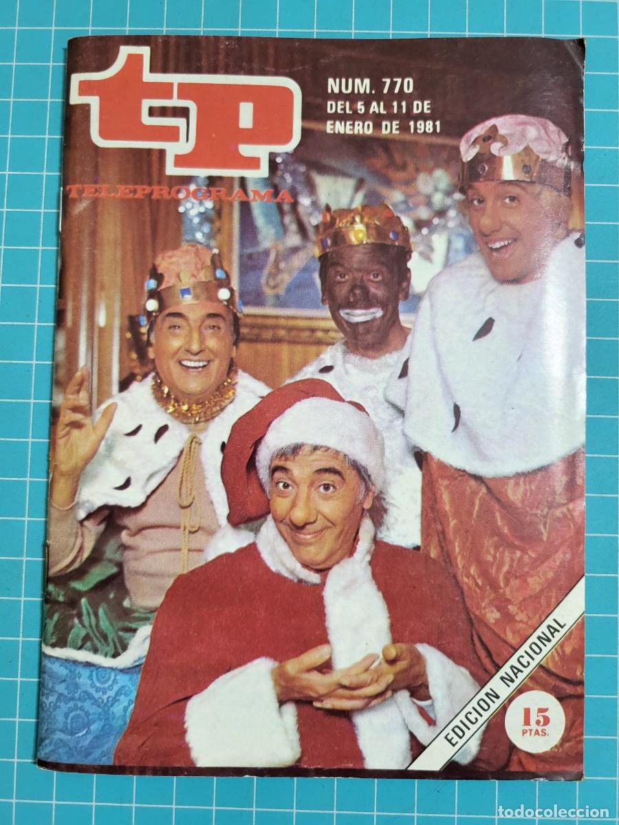 Colecionismo da Revista Teleprograma: Teleprograma. N.&ordm; 770. Tres reyes magos y un papa Noel, 1981. 4 bolsa 8, B.T.