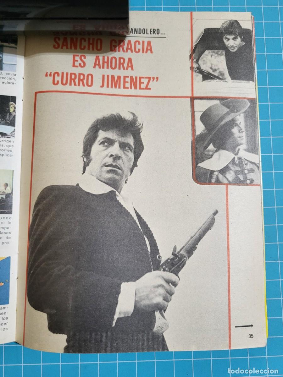 Coleccionismo de revista Teleprograma: Teleprograma. N.&ordm; 493. &rdquo;Curro Jim&eacute;nez&rdquo;, 1975. 4 bolsa 9, B.T. - Foto 2