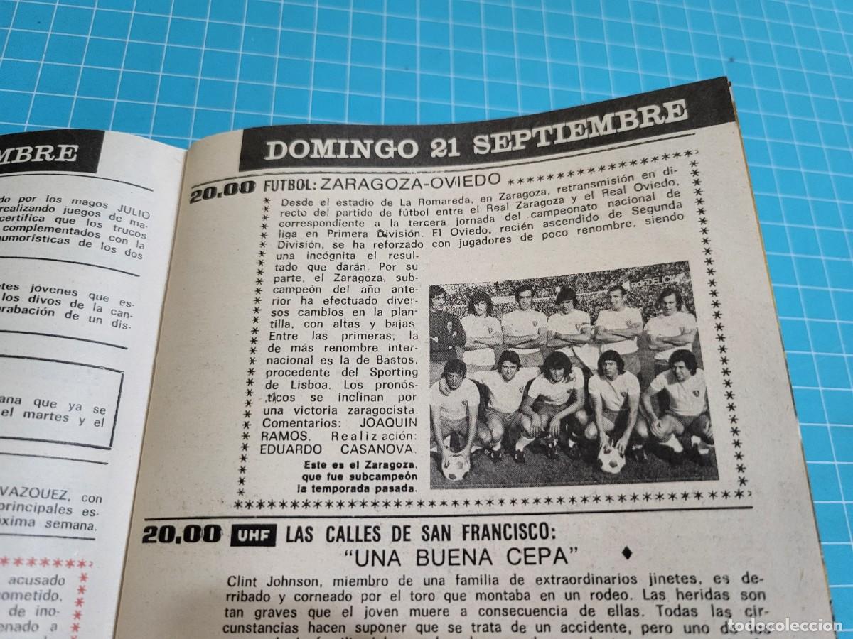 Coleccionismo de revista Teleprograma: Teleprograma. N.&ordm; 493. &rdquo;Curro Jim&eacute;nez&rdquo;, 1975. 4 bolsa 9, B.T. - Foto 3