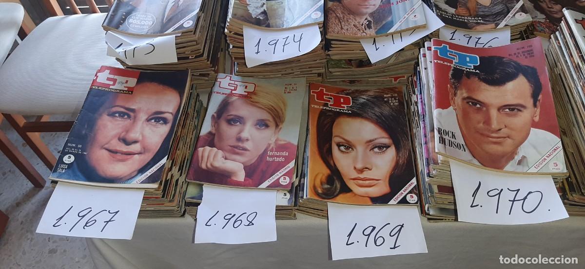 Coleccionismo de revista Teleprograma: LOTE DE 579 TELEPROGRAMAS.A&Ntilde;OS 1967 AL 1990. - Foto 3