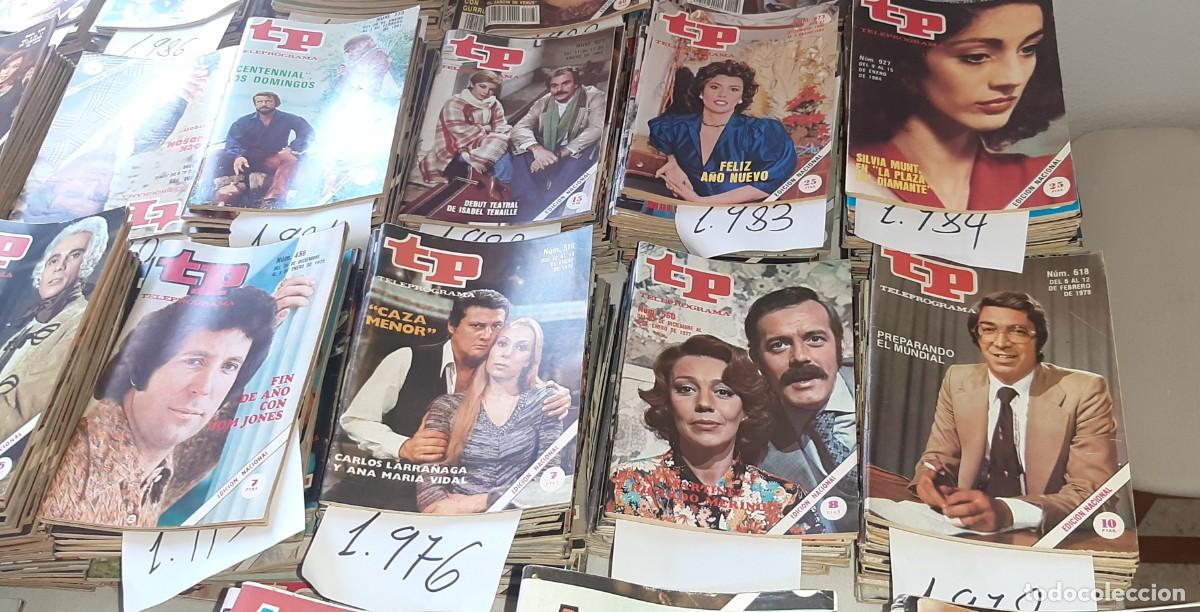 Coleccionismo de revista Teleprograma: LOTE DE 579 TELEPROGRAMAS.A&Ntilde;OS 1967 AL 1990. - Foto 4