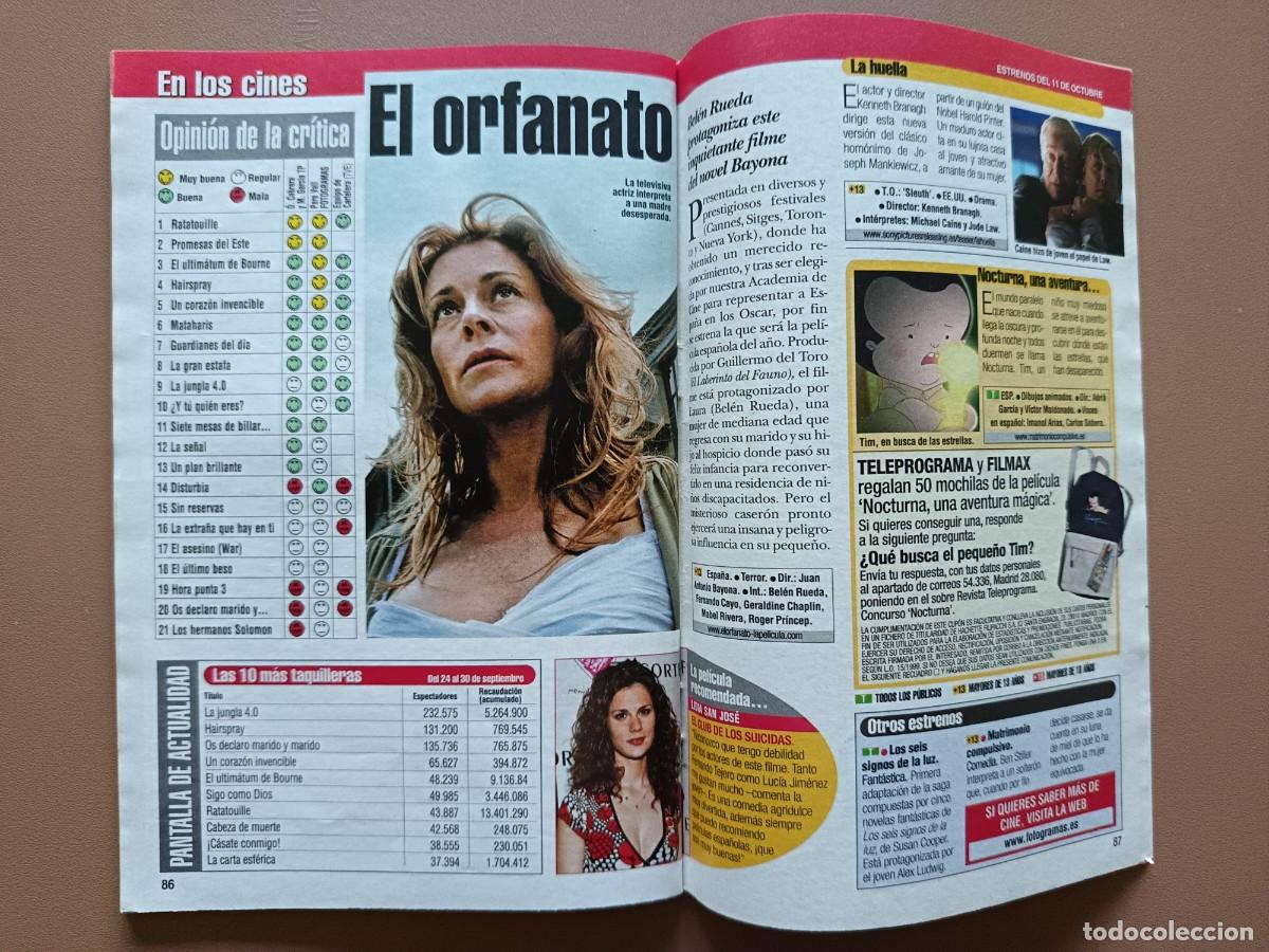 Coleccionismo de revista Teleprograma: TP- N&Uacute;MERO 2187- 2007 - Foto 6