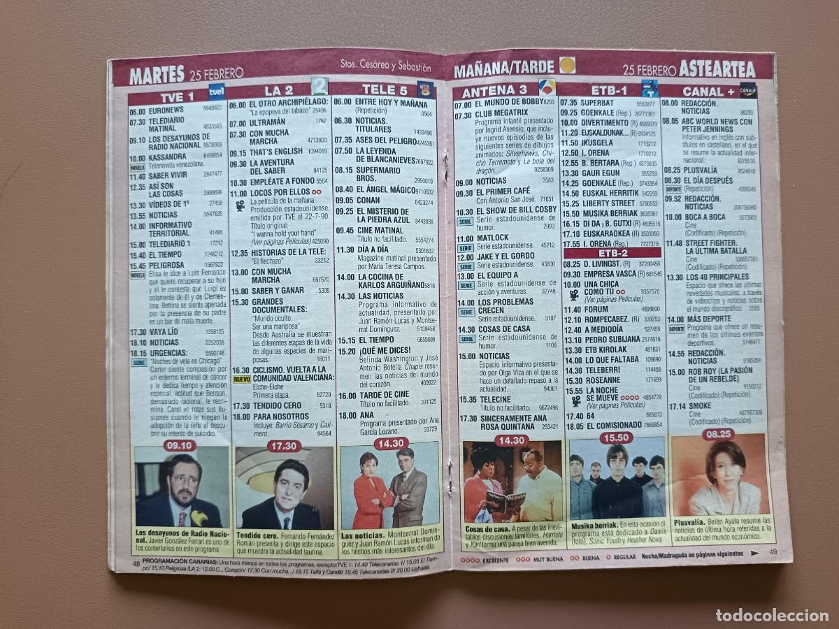 Coleccionismo de revista Teleprograma: TP- N&Uacute;MERO 1612- 1997 - Foto 8