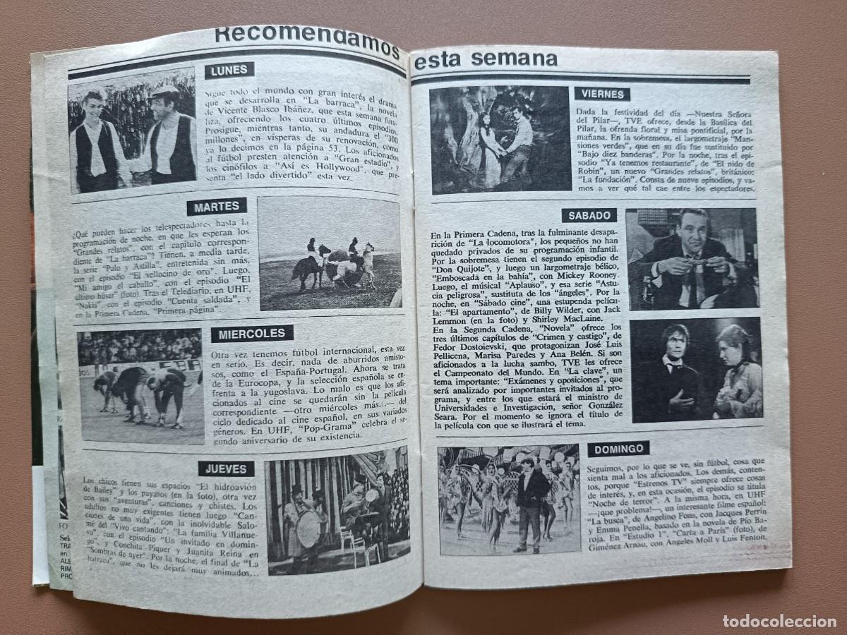 Coleccionismo de revista Teleprograma: TP- N&Uacute;MERO 705 - 1979 - Foto 3