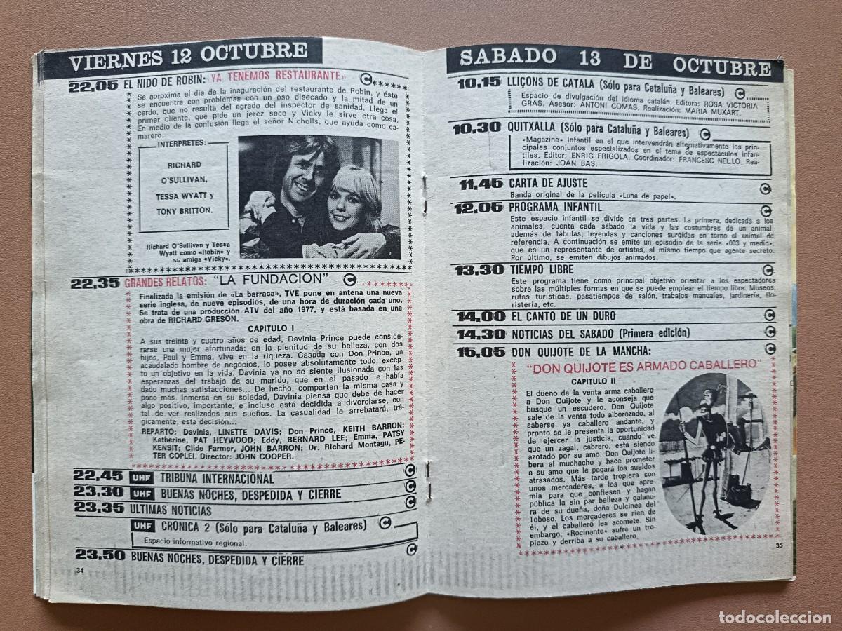 Coleccionismo de revista Teleprograma: TP- N&Uacute;MERO 705 - 1979 - Foto 4