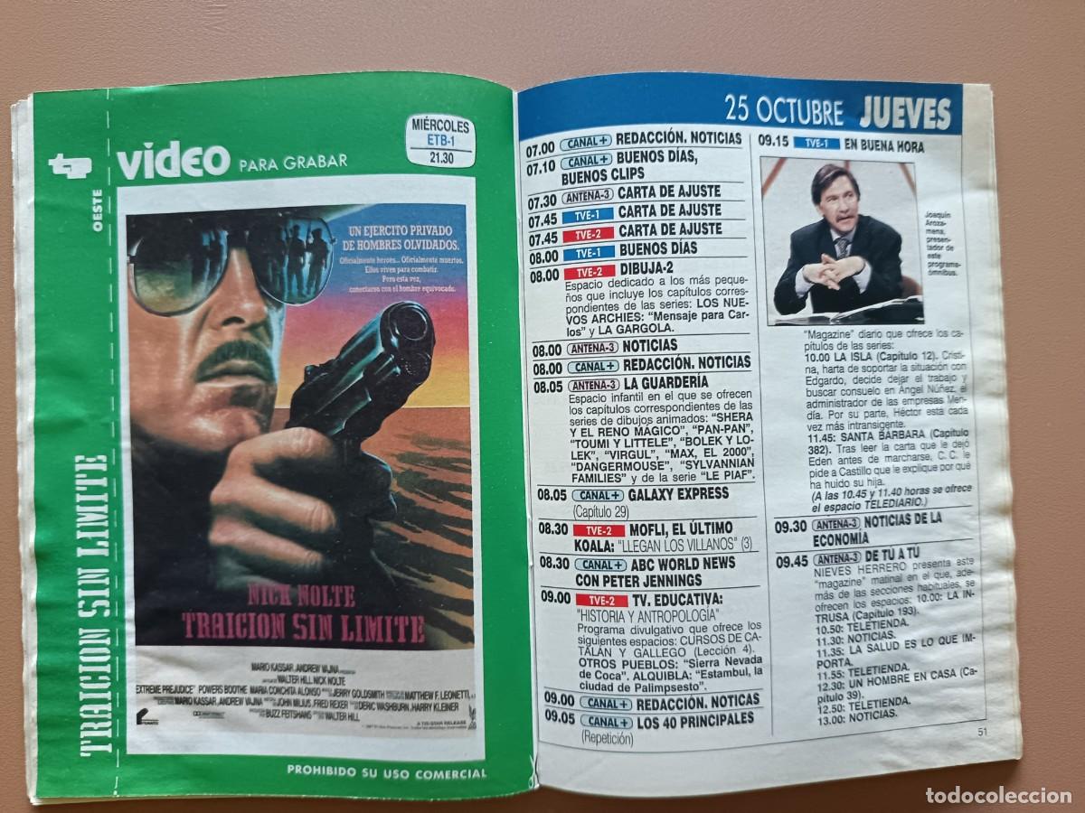 Coleccionismo de revista Teleprograma: TP- N&Uacute;MERO 1281 - 1990 - Foto 6
