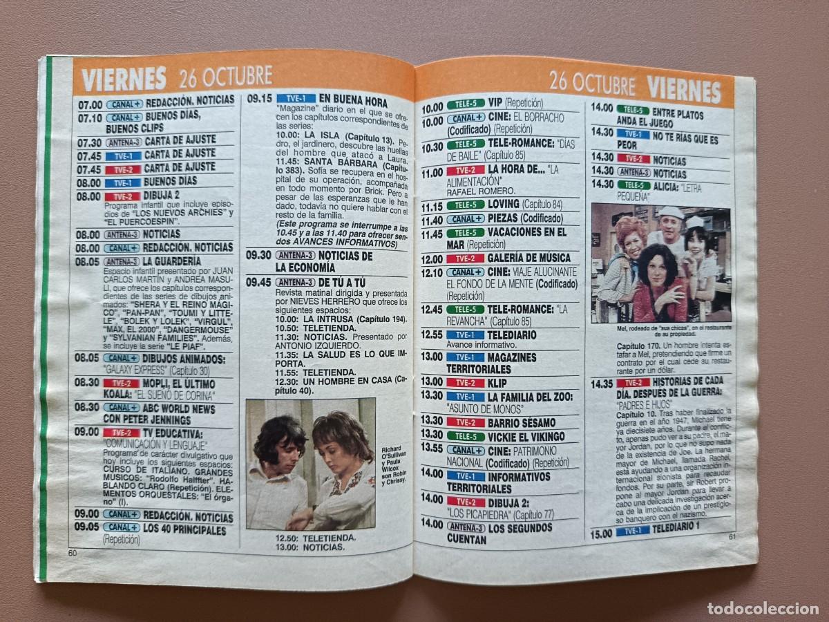 Coleccionismo de revista Teleprograma: TP- N&Uacute;MERO 1281 - 1990 - Foto 7