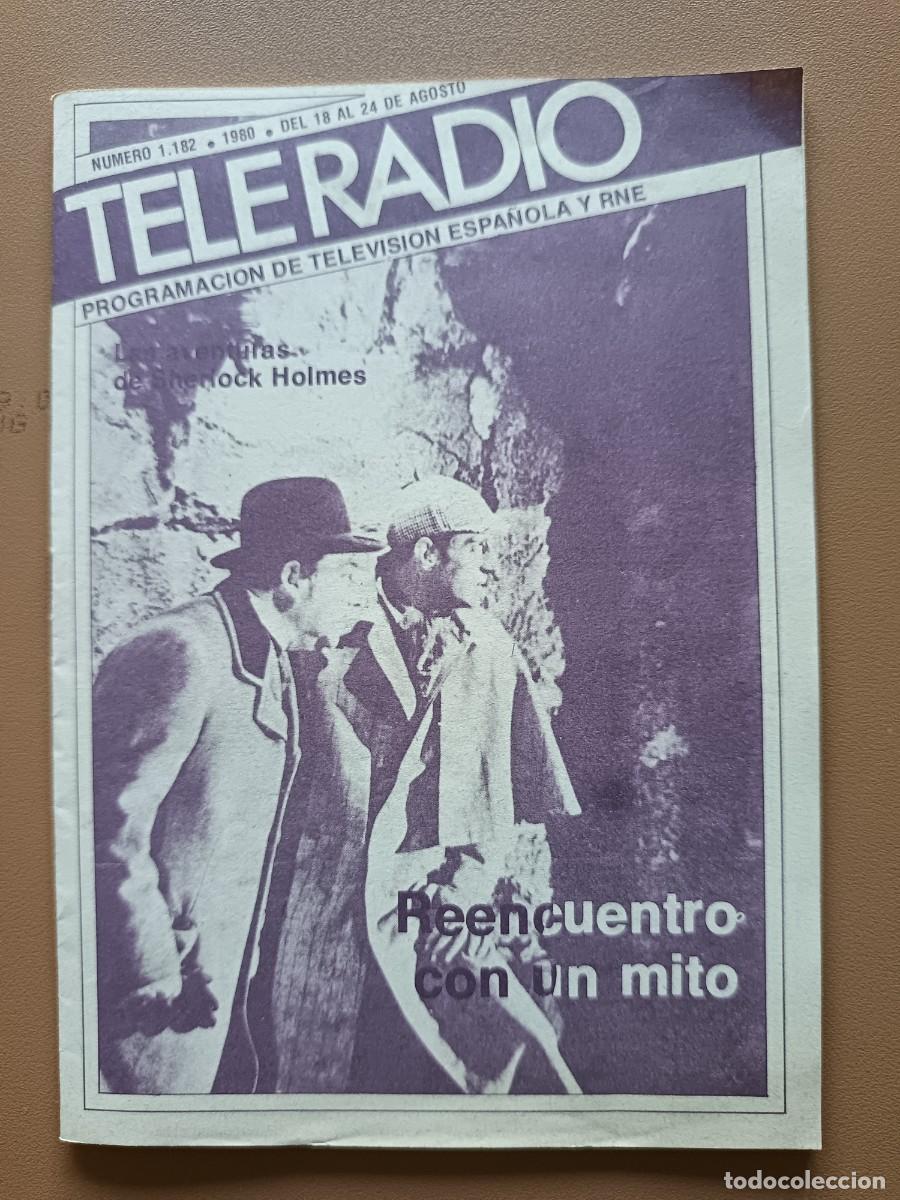 Coleccionismo de revista Teleprograma: TELERADIO - 1182- 1980