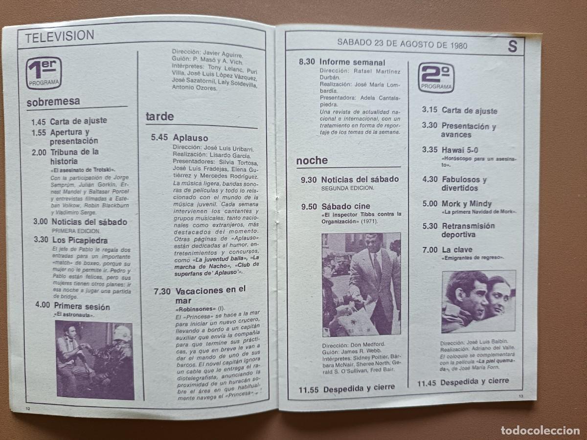 Coleccionismo de revista Teleprograma: TELERADIO - 1182- 1980 - Foto 3