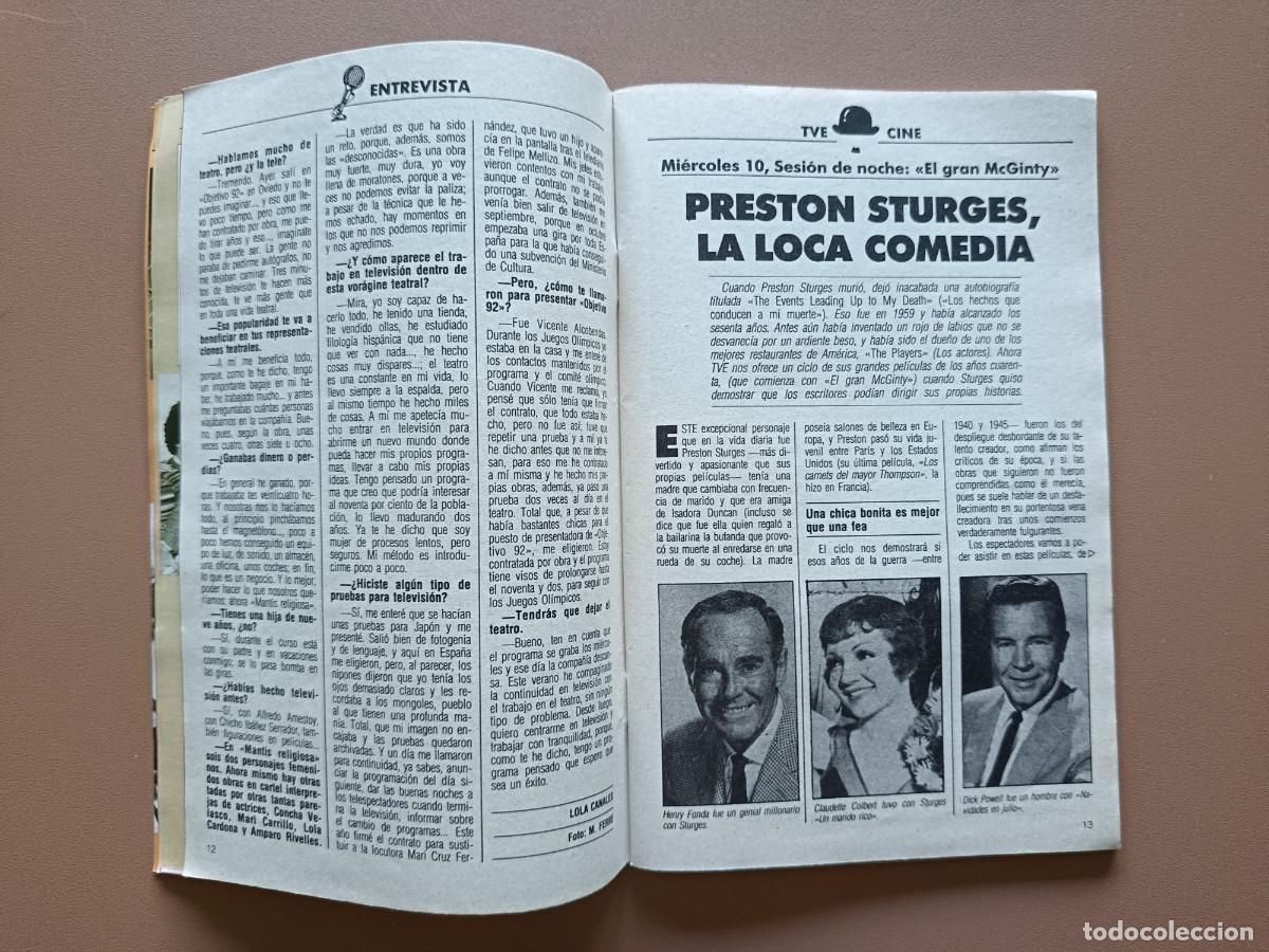 Coleccionismo de revista Teleprograma: TELERADIO - 1423- 1985 - Foto 5