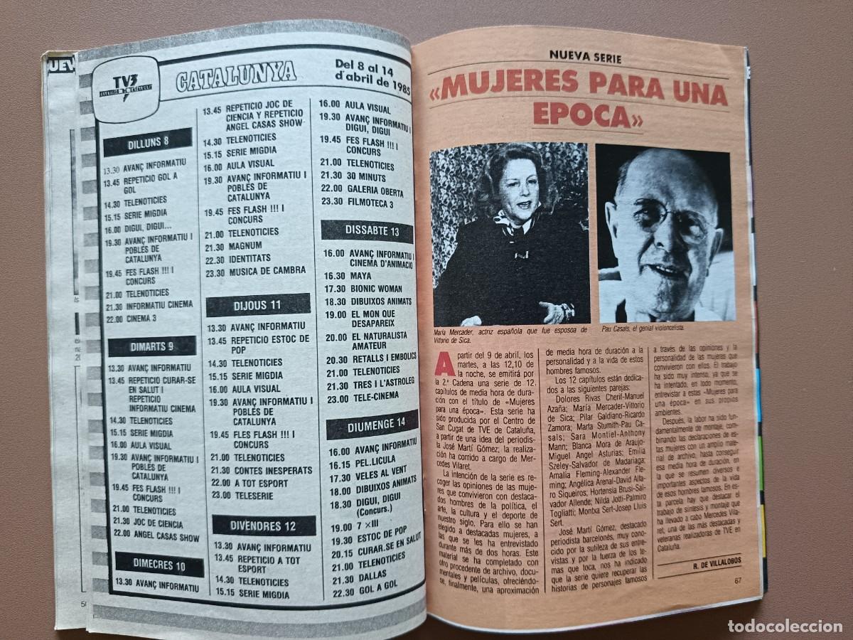 Coleccionismo de revista Teleprograma: TELERADIO - 1423- 1985 - Foto 12