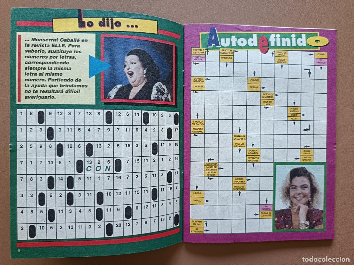 Coleccionismo de revista Teleprograma: TP- JUEGOS Y PASATIEMPOS- 1992 - Foto 3