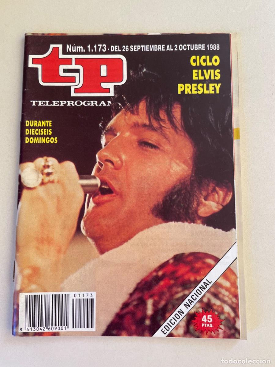Coleccionismo de revista Teleprograma: TP TELEPROGRAMA N&ordm; 1173 OCTUBRE 1988 *CICLO ELVIS PRESLEY*