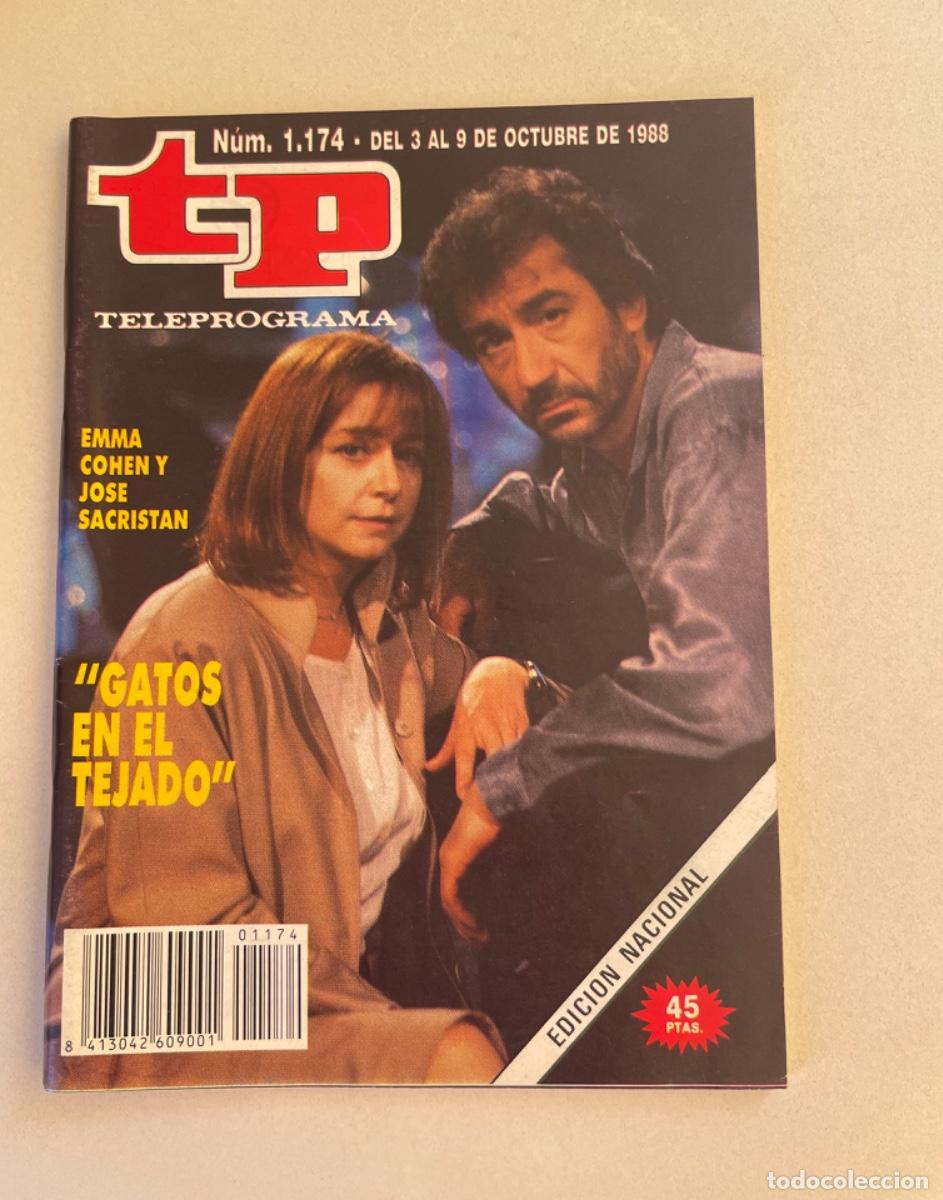 Coleccionismo de revista Teleprograma: TP TELEPROGRAMA N&ordm; 1174 OCTUBRE 1988 *GATOS EN EL TEJADO*