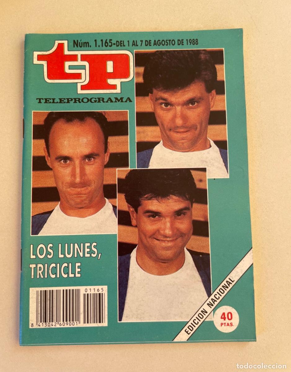 Coleccionismo de revista Teleprograma: TP TELEPROGRAMA N&ordm; 1165 AGOSTO 1988 *TRICICLE*