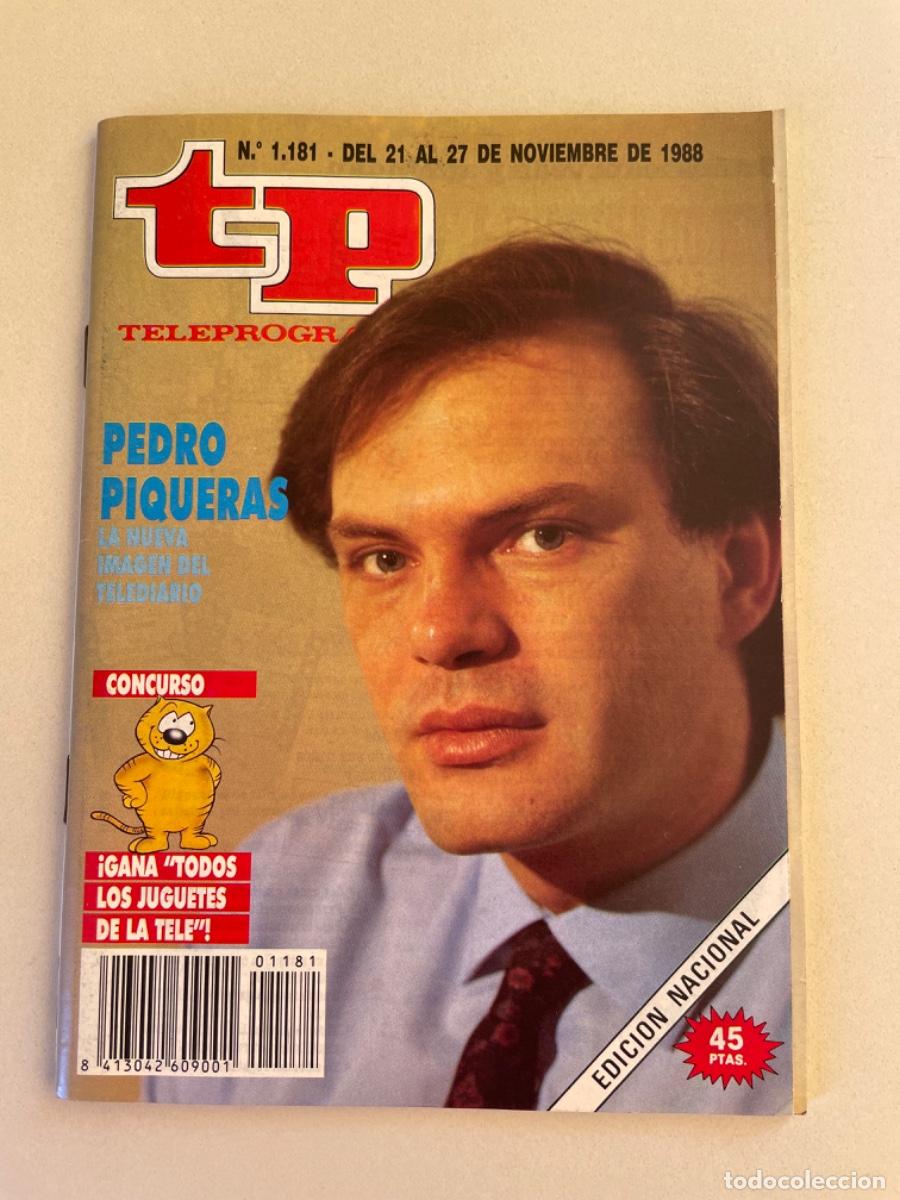 Coleccionismo de revista Teleprograma: TP TELEPROGRAMA N&ordm; 1181 NOVIEMBRE 1988 *PEDRO PIQUERAS*