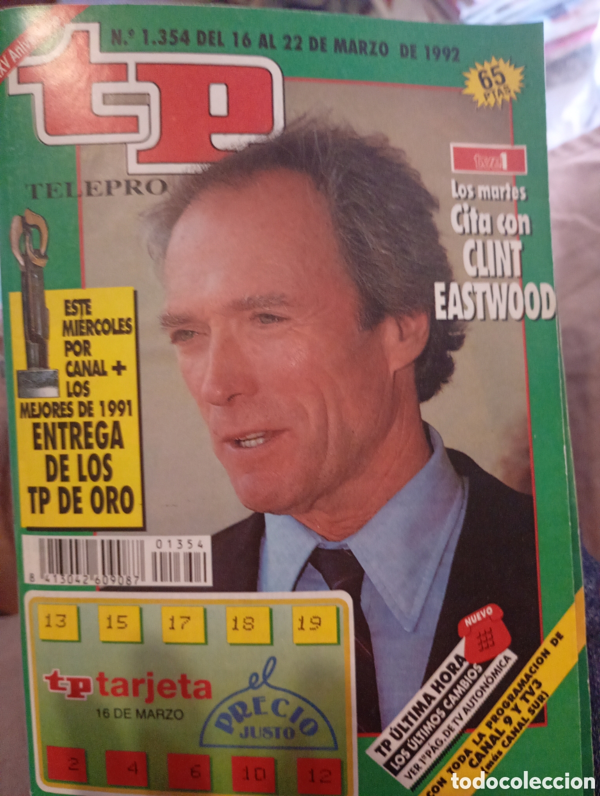 Coleccionismo de revista Teleprograma: Teleprograma 1354 Marzo 1992