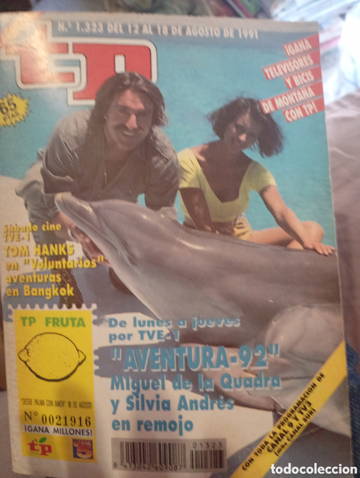 Coleccionismo de revista Teleprograma: Teleprograma 1323 agosto 1991