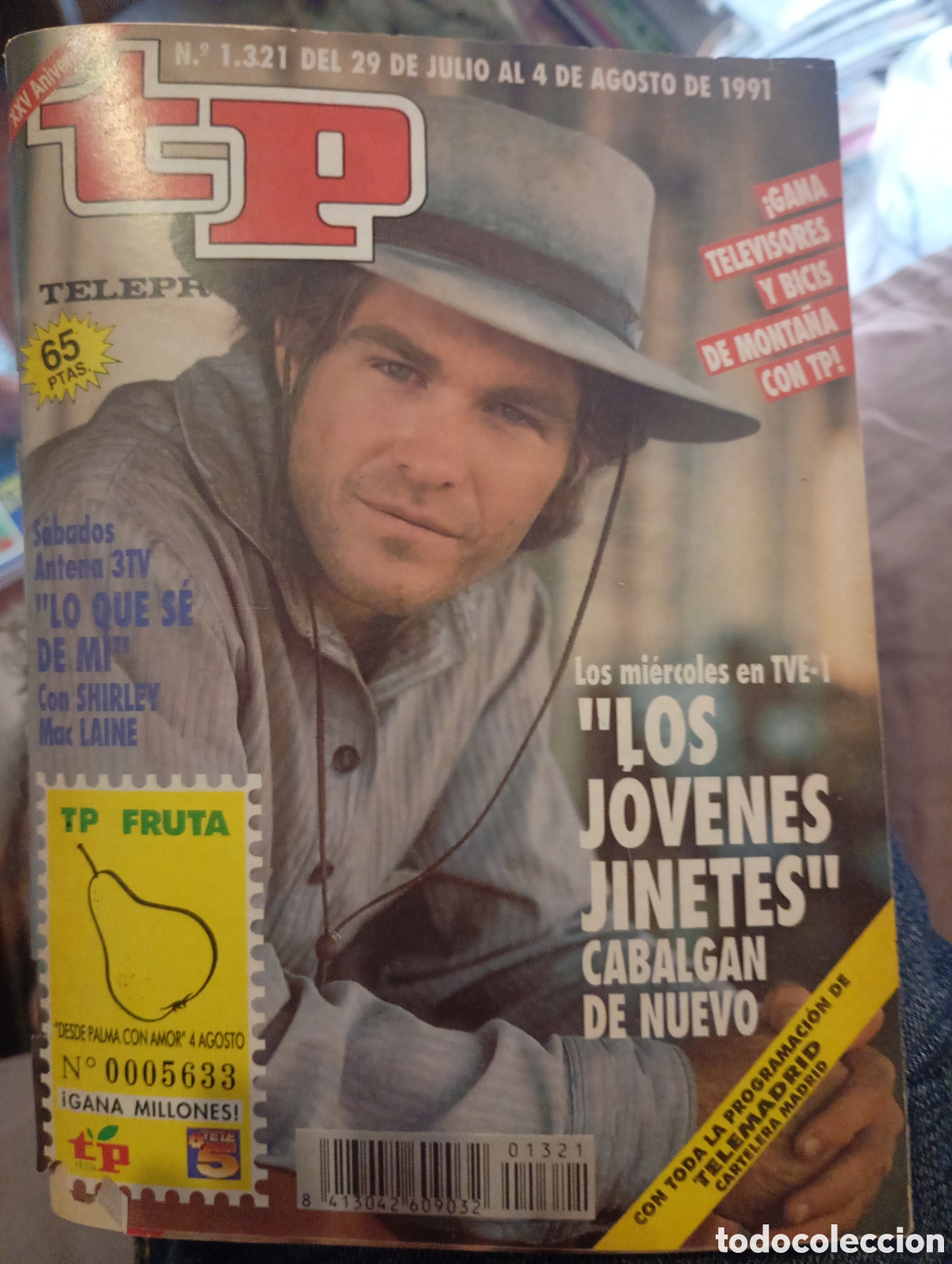 Coleccionismo de revista Teleprograma: Teleprograma 1321 Agosto 1991