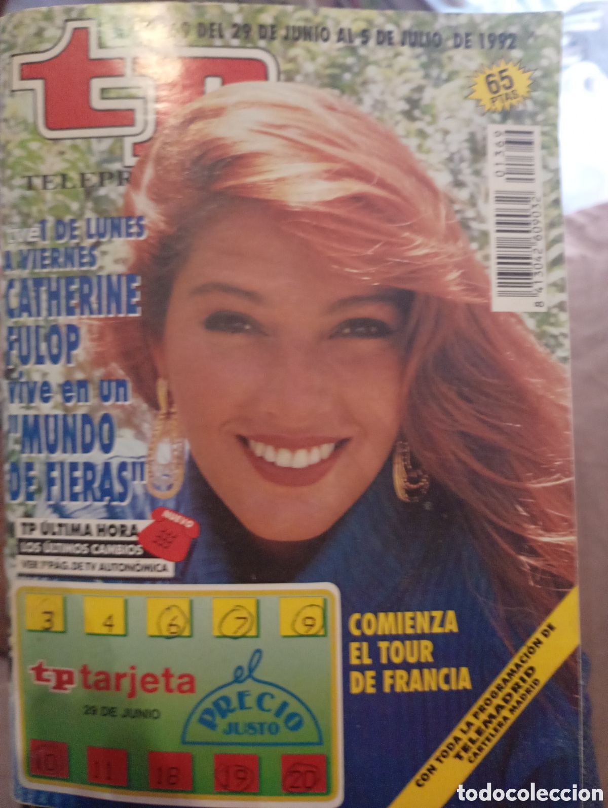 Coleccionismo de revista Teleprograma: Teleprograma 1369 Julio 1992