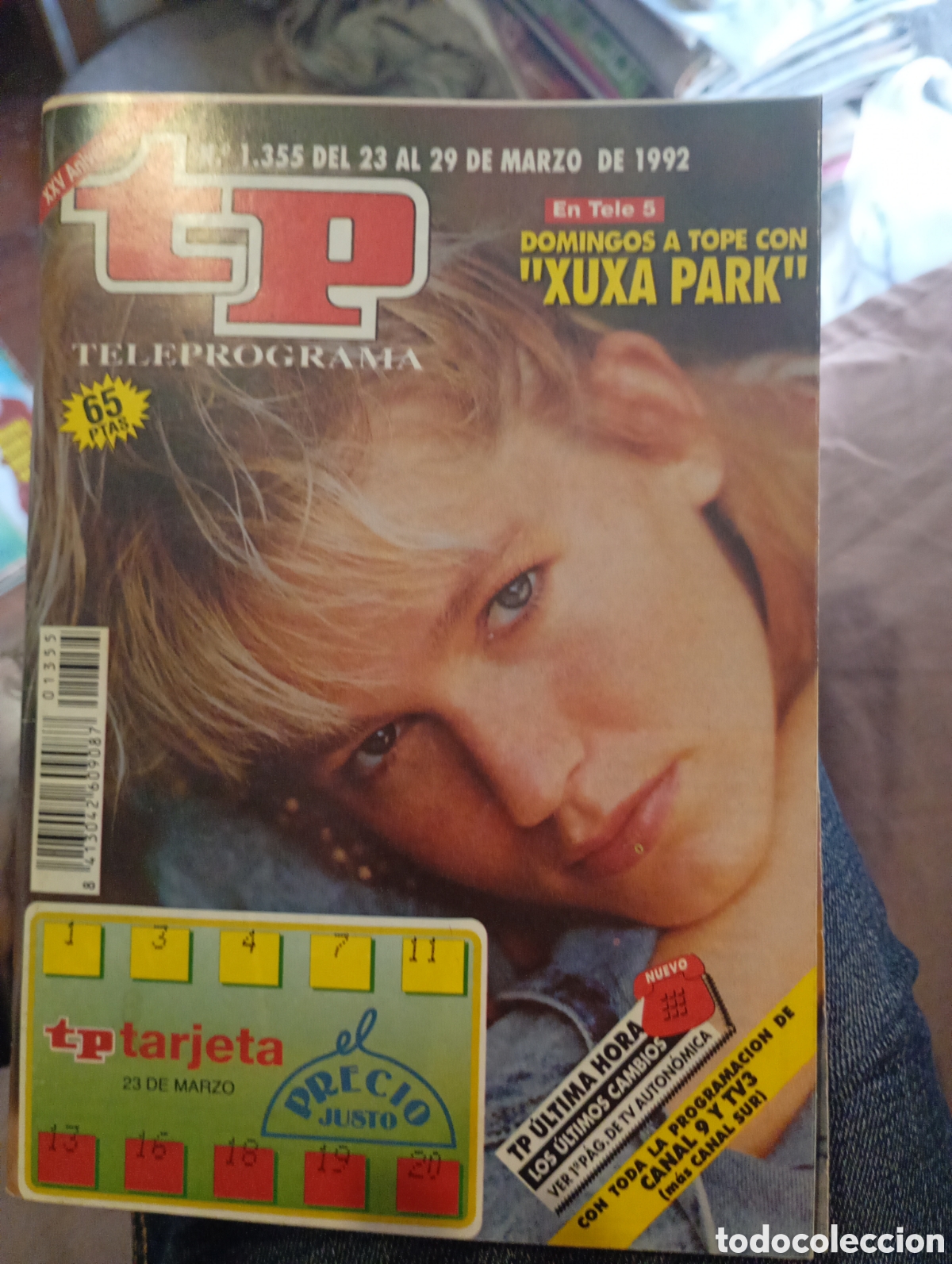 Coleccionismo de revista Teleprograma: Teleprograma 1355 Marzo 1992