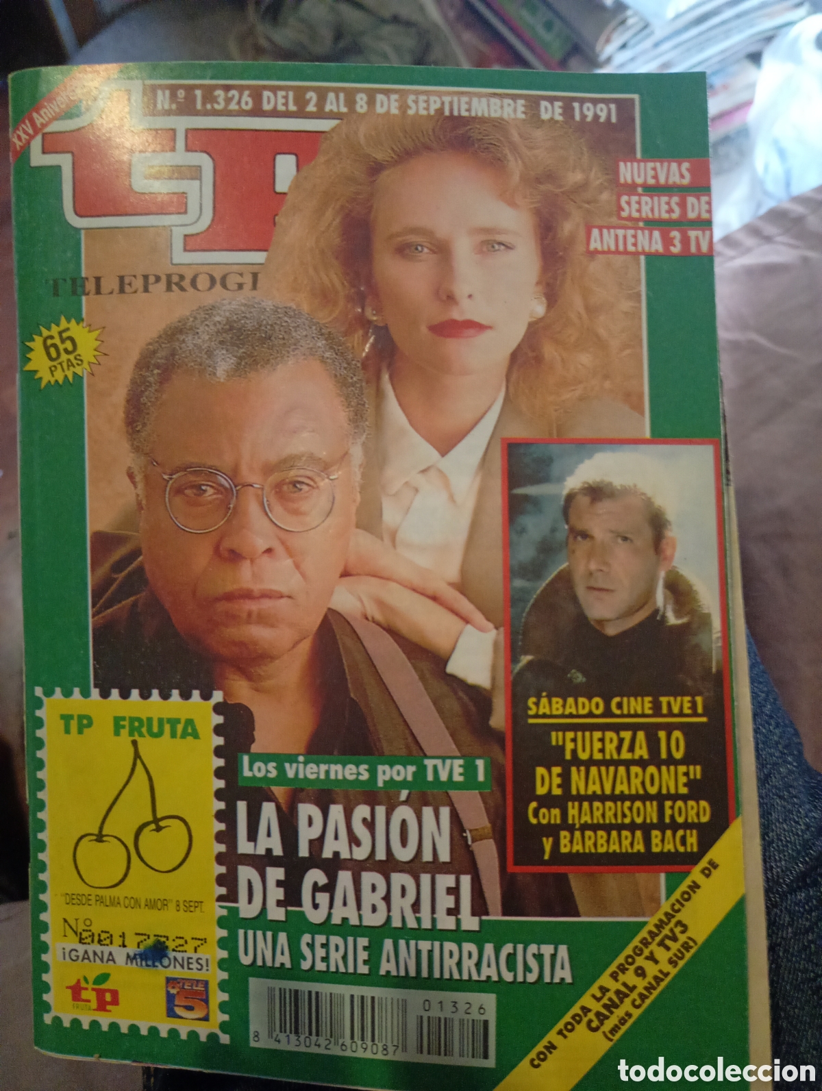 Coleccionismo de revista Teleprograma: Teleprograma 1326 Septiembre 1991