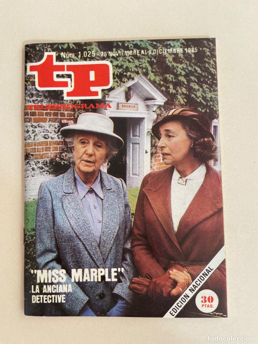Coleccionismo de revista Teleprograma: TP TELEPROGRAMA N&ordm; 1025 DICIEMBRE 1985 *MISS MARPLE*