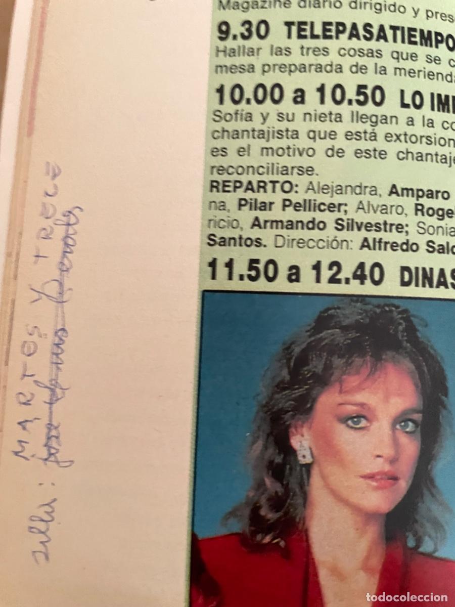 Coleccionismo de revista Teleprograma: TP TELEPROGRAMA N&ordm; 1149 ABRIL 1988 *CORRUPCI&Oacute;N EN MIAMI* - Foto 3