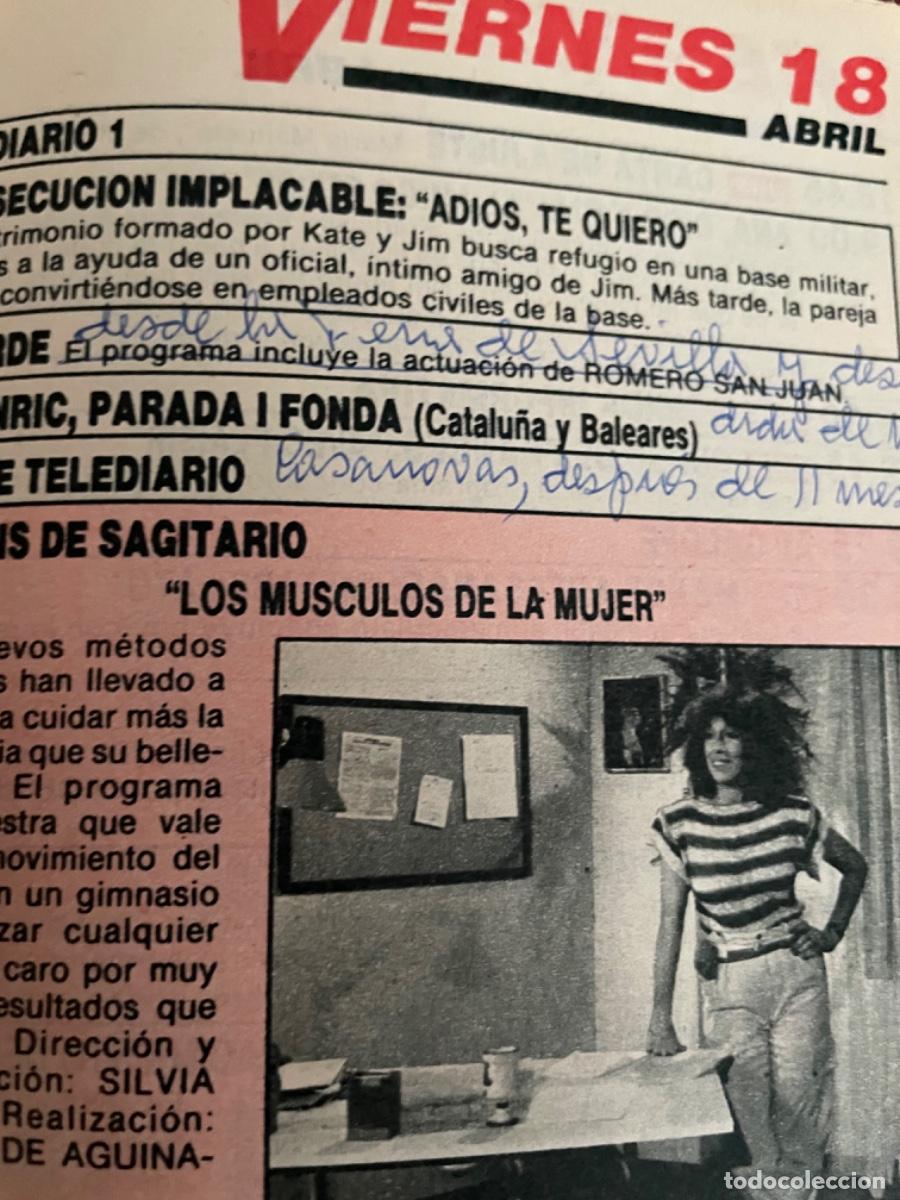 Coleccionismo de revista Teleprograma: TP TELEPROGRAMA N&ordm; 1045 ABRIL 1986 *LOS MEJORES 85* - Foto 5