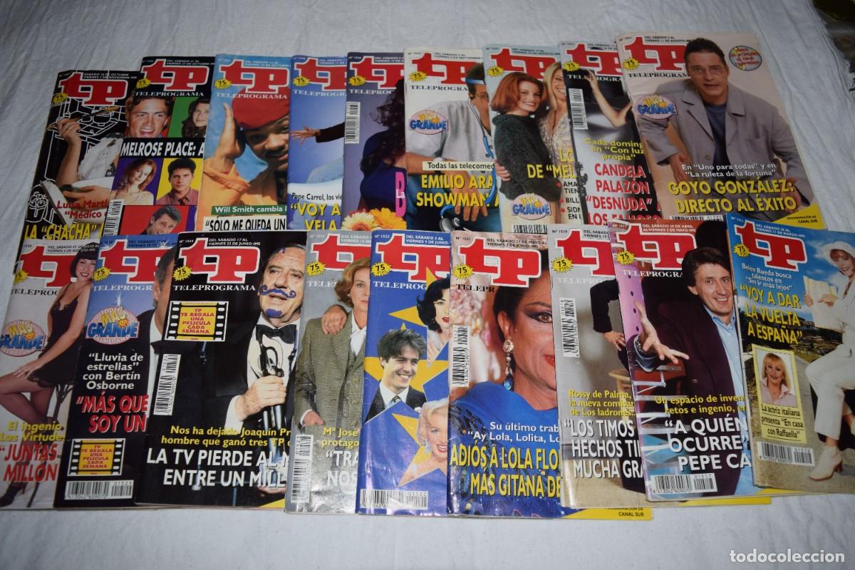 Colecionismo da Revista Teleprograma: 18 Ejemplares - TP / TELEPROGRAMA - A&ntilde;o 1.995, mayor&iacute;a sonsecutivos - &iexcl;MIRA FOTOS/detalles! Lote 02