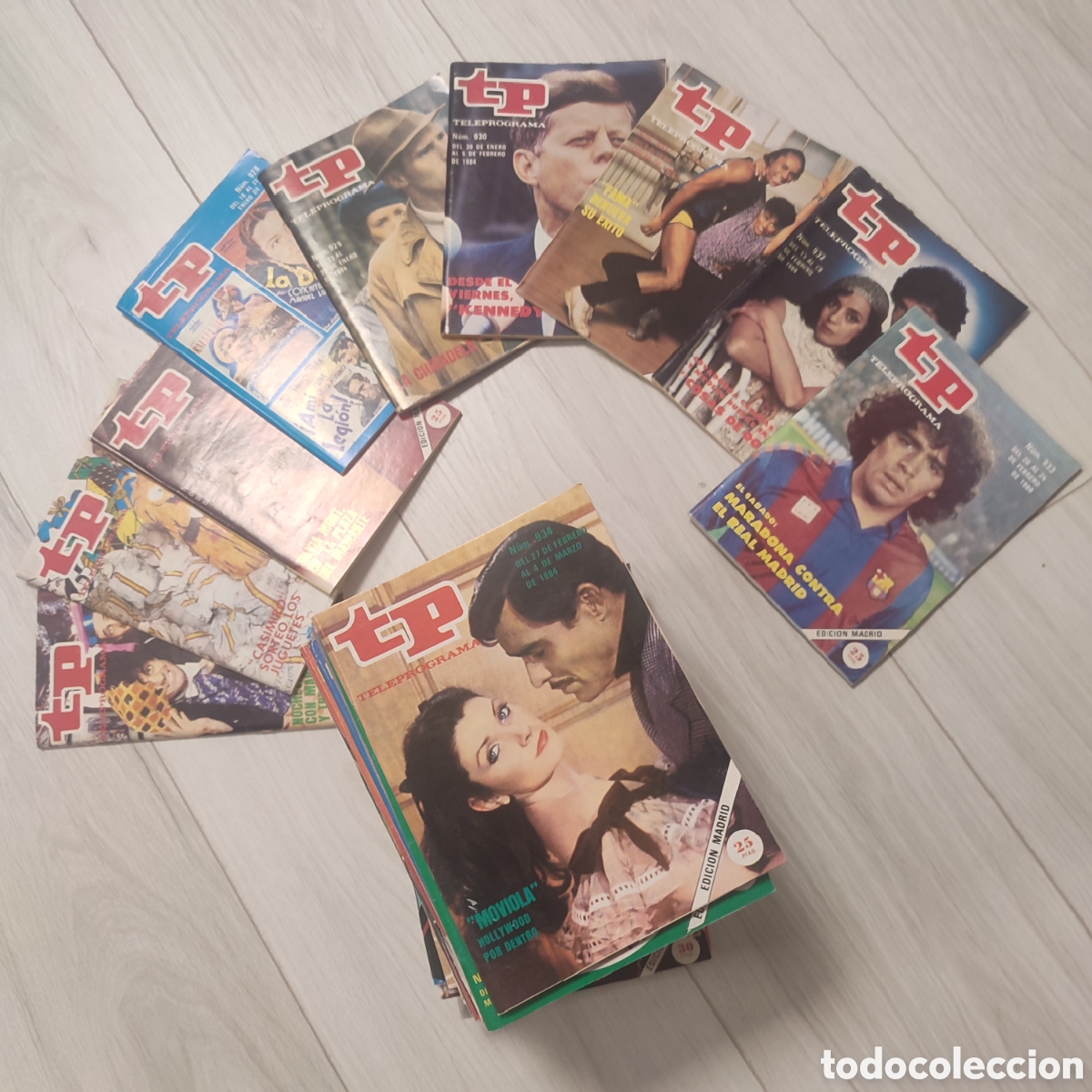 Coleccionismo de revista Teleprograma: Lote de 46 revistas TP de 1984
