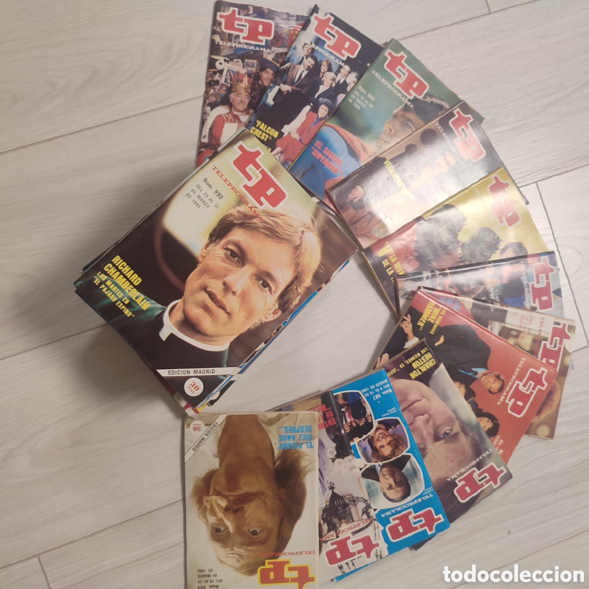 Coleccionismo de revista Teleprograma: Lote de 43 revistas TP de 1985