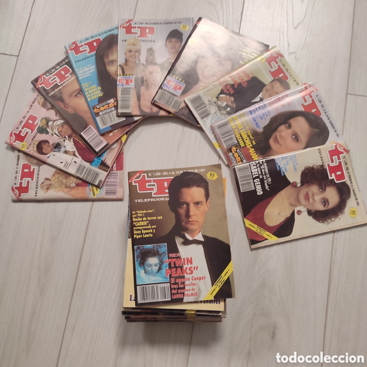 Coleccionismo de revista Teleprograma: 24 n&uacute;meros de la revista TP de 1991