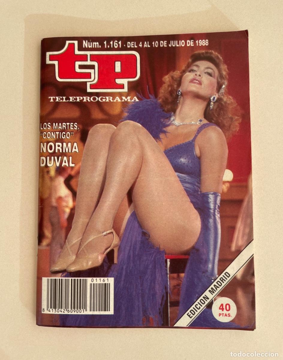 Coleccionismo de revista Teleprograma: TP TELEPROGRAMA N&ordm; 1161 JULIO 1988 *NORMA DUVAL* - Foto 1