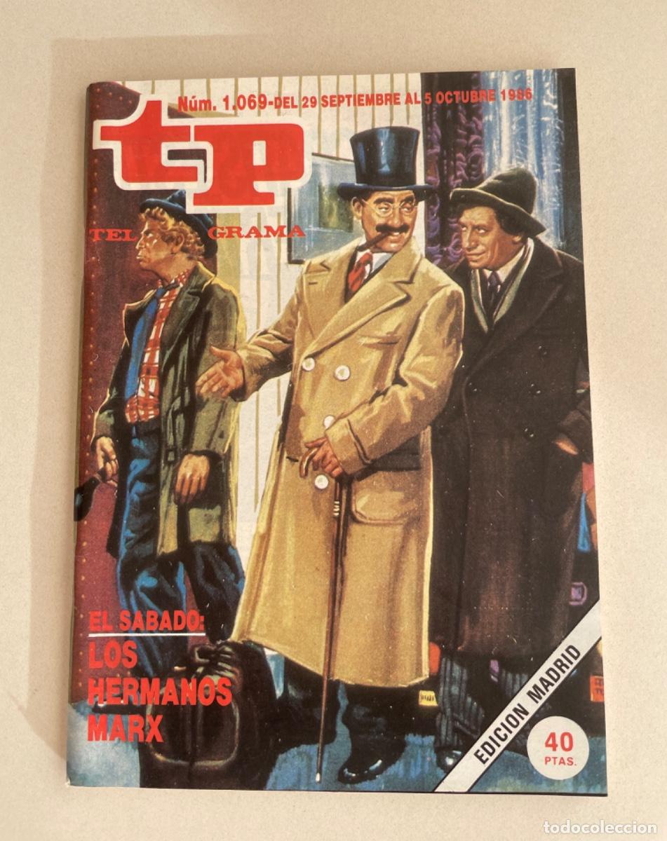 Coleccionismo de revista Teleprograma: TP TELEPROGRAMA N&ordm; 1069 OCTUBRE 1986 *LOS HERMANOS MARX*
