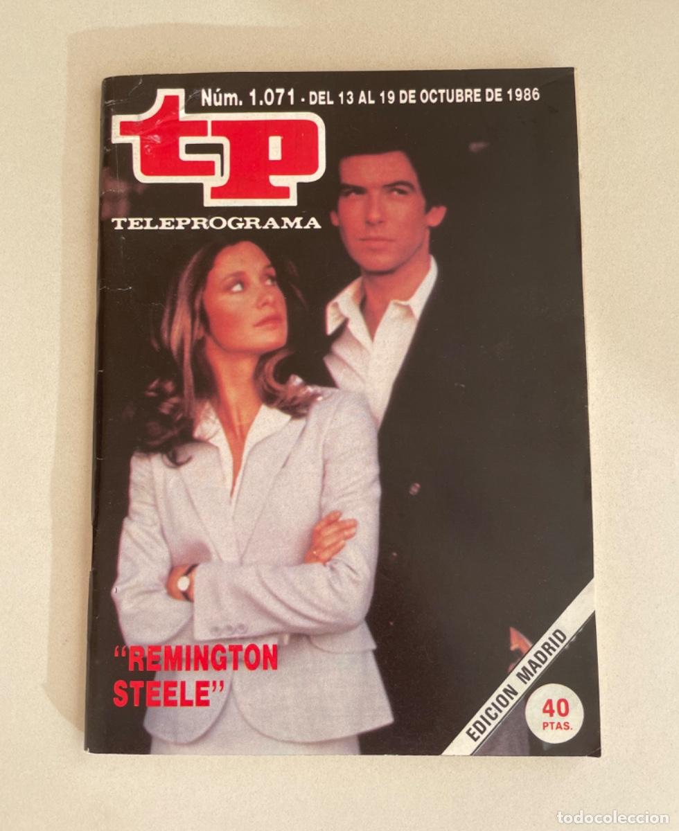 Coleccionismo de revista Teleprograma: TP TELEPROGRAMA N&ordm; 1071 OCTUBRE 1986 *REMINGTON STEELE*