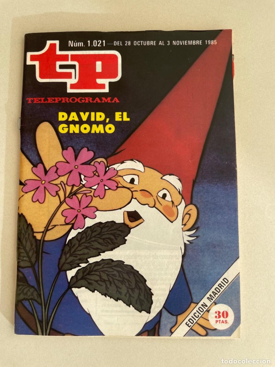 Coleccionismo de revista Teleprograma: TP TELEPROGRAMA N&ordm; 1021 NOVIEMBRE 1985 *DAVID, EL GNOMO*