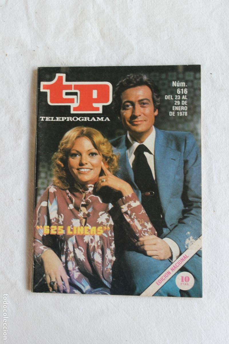 Collectionnisme de Magazine Teleprograma: TELEPROGRAMA N&ordm; 616 1978 625 LINEAS