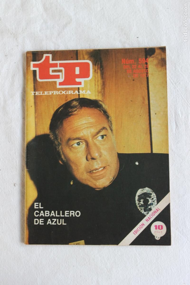 Coleccionismo de revista Teleprograma: TELEPROGRAMA N&ordm; 594 1977 EL CABALLERO AZUL