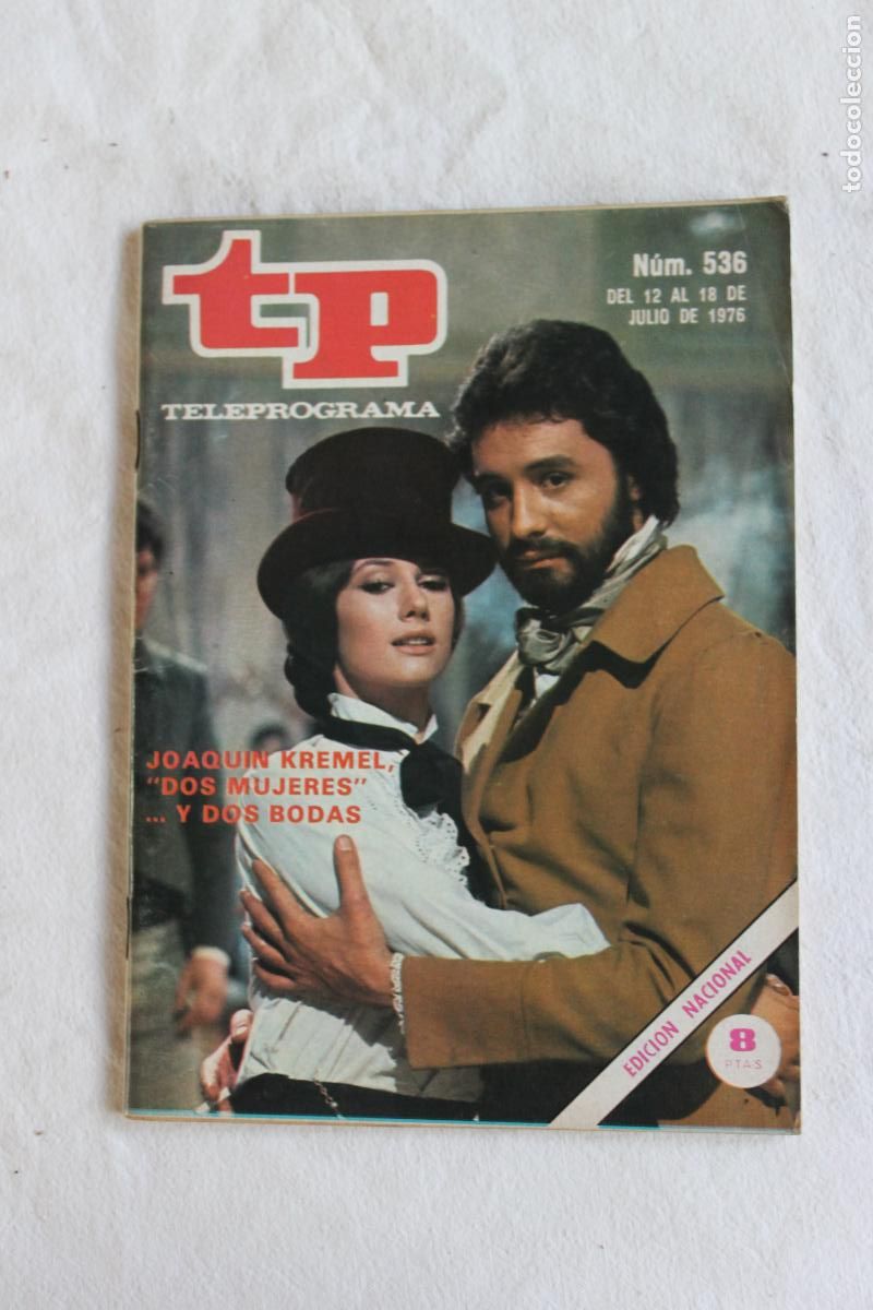 Coleccionismo de revista Teleprograma: TELEPROGRAMA N&ordm; 536 1976 JOAQUIM KREMEL
