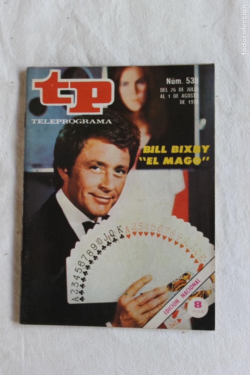 Coleccionismo de revista Teleprograma: TELEPROGRAMA N&ordm; 538 BILL BIXBY EL MAGO
