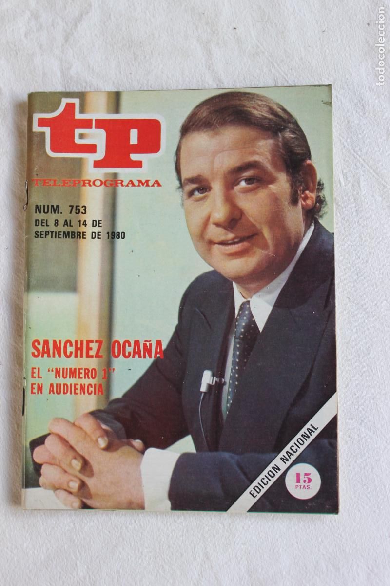 Collection Magazine Teleprograma: TELEPROGRAMA N&ordm; 753 1980 SANCHEZ OCA&Ntilde;A