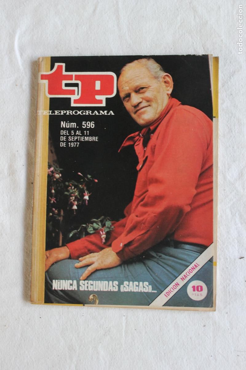 Coleccionismo de revista Teleprograma: TELEPROGRAMA N&ordm; 596 1977 NUNCA SEGUNDAS SAGAS