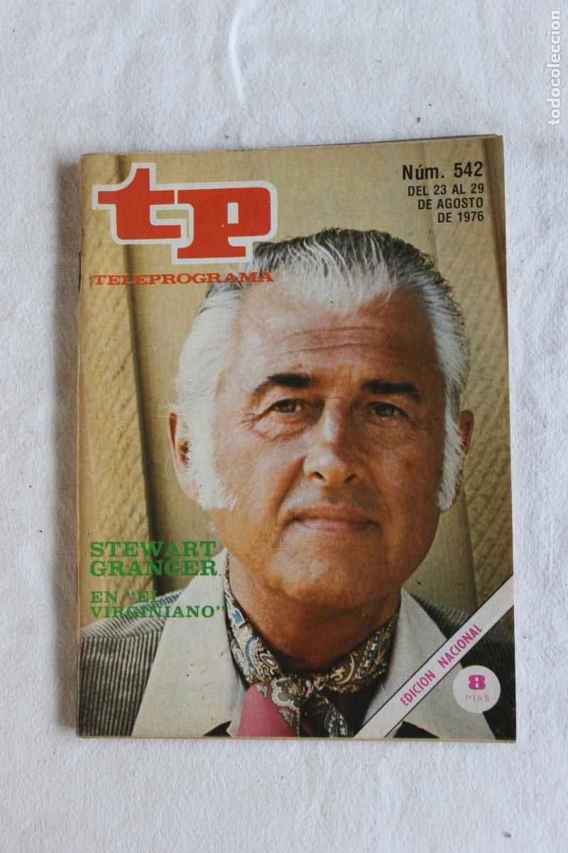 Coleccionismo de revista Teleprograma: TELEPROGRAMA N&ordm; 542 1976 EL VIRGINIANO - Foto 1