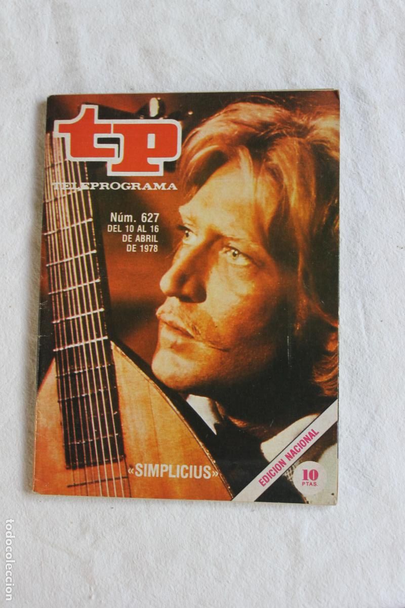 Coleccionismo de revista Teleprograma: TELEPROGRAMA N&ordm; 627 1978 SIMPLICIUS