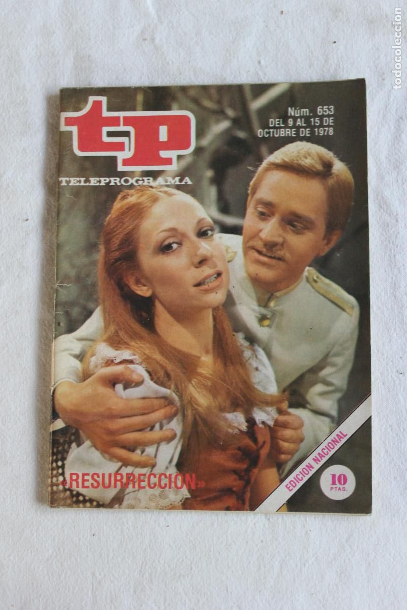 Coleccionismo de revista Teleprograma: TELEPROGRAMA N&ordm; 653 1978 RESURRECCION - Foto 1