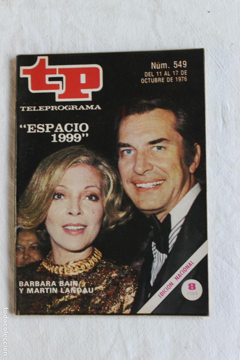 Coleccionismo de revista Teleprograma: TELEPROGRAMA N&ordm; 549 1976 ESPACIO 1999